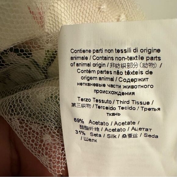 N°21 Numero Ventuno Womens Floral Print Blouse Sz 8-10 M Alessandro Dell’Acqua - Picture 8 of 10